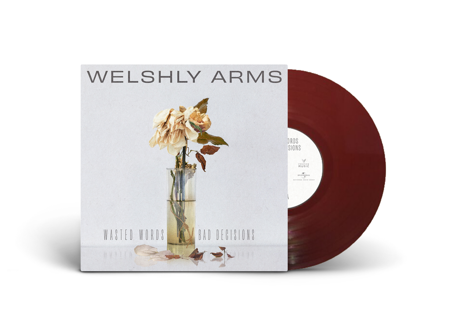 [SOLD OUT] Wasted Words & Bad Decisions - Spotify Fans First Maroon Vinyl